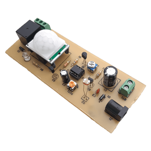 Motion Detection and Darkness Detection Project with IC 555