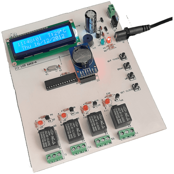 Arduino Relay Timer Control Clock Project