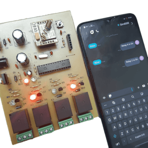 Control of Electrical Appliances with SMS by SIM800L Module