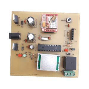 Burglar Alarm Project with SIM800L and PIR Sensor Module SR501