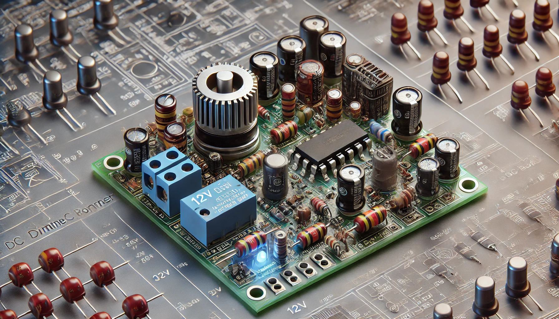 Build a DC Dimmer Precise Control for Motors & LEDs with Full Schematic and PCB